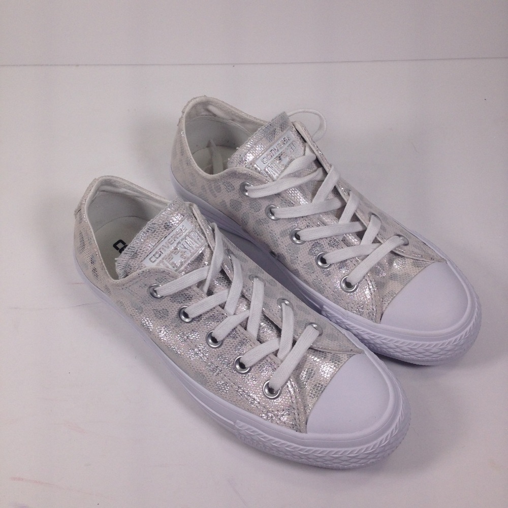 Converse INC CTAS Ox White/Silver/Wh Sneakers - Picture 6 of 9